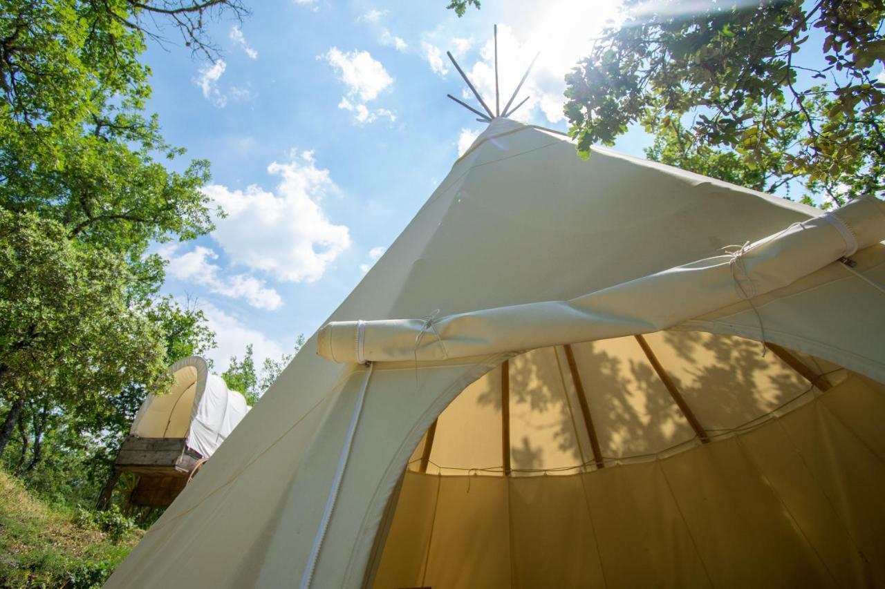 Camping Le Colorado Rustrel Eksteriør bilde